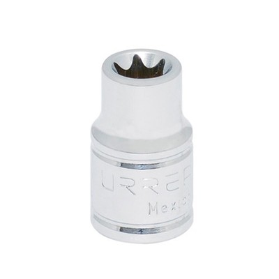 URREA 5211TX 3/8'' Drive Short Chrome Female Torx Socket E11