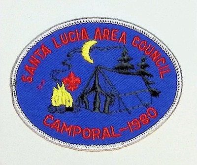 Santa Lucia Area Council Camporal 1980 Boy Scout Event Patch