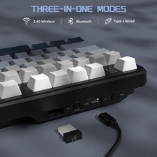 ATTACK SHARK X87 Wireless Tri-Mode Mechanical Gaming Keyboard Hot Swappable RGB 3