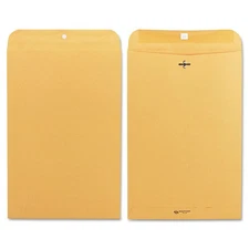 Quality Park Clasp Envelope 10 x 15 28lb Brown Kraft 100/Box 37898