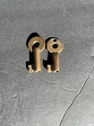 Vintage Antique Brass Barrel Skeleton Keys – MT Power Plant Interest — photo 1