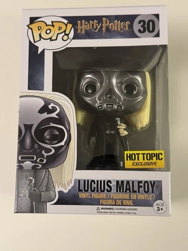 Harry Potter Funko Pop Lucius Malfoy #30. Hot Topic Exclusive +protector