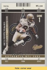 2004 Fleer Authentix Club Box Gold 21/25 Joe Horn #62 READ 0af