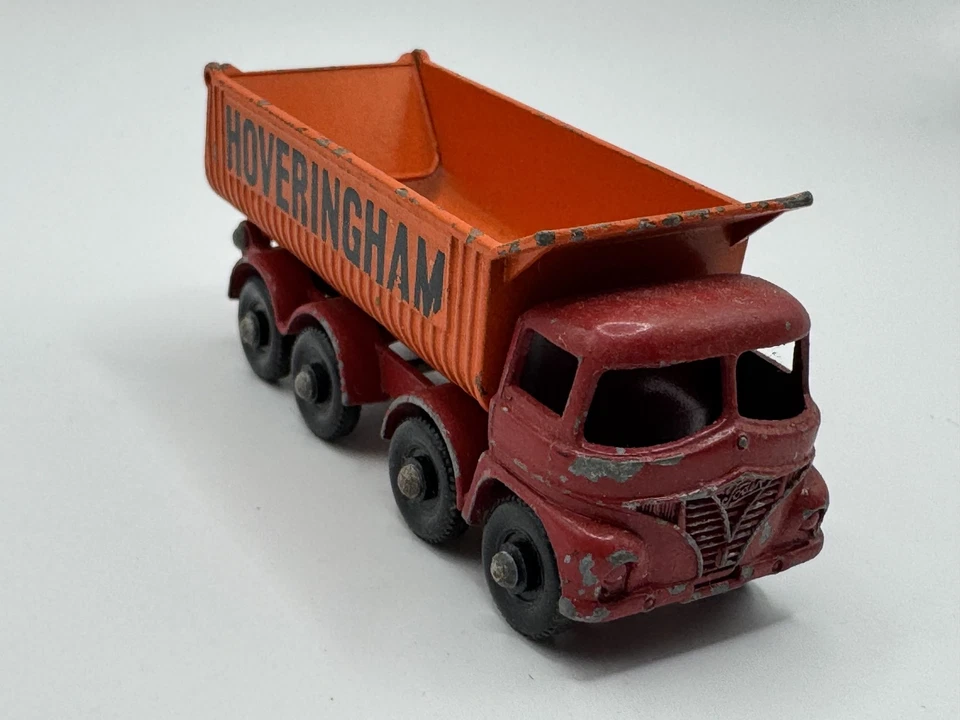 Caja de cerillas vintage Lesney No. Camión diecast volquete Hoveringham 17 hecho en Inglaterra Foto 4 de 4
