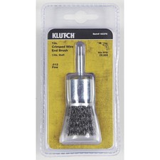 Klutch 1in. Fine Crimped Wire End Brush