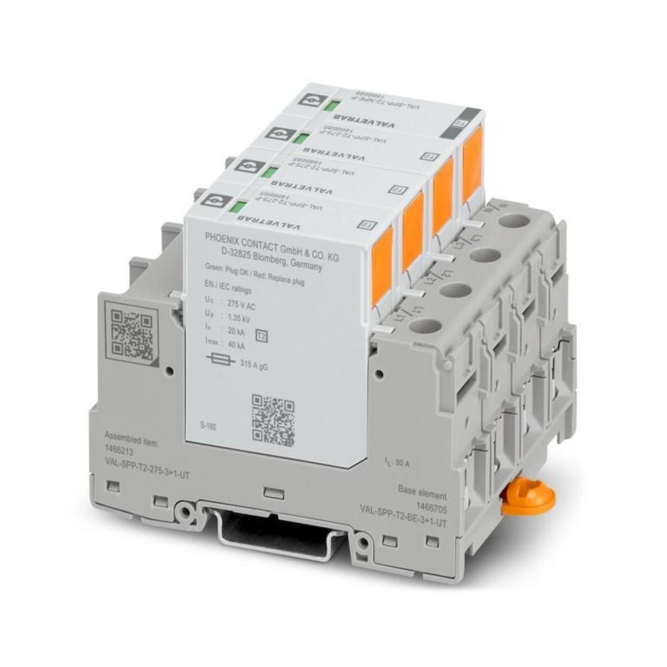 Surge Limiter T2 VAL-SPP-T2-275-3+1-UT CL1 1466213