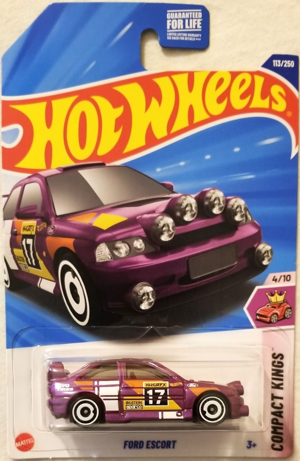Hot Wheels - 2025 Compact Kings 4/10 Ford Escort 113/250 (BBJBB99)