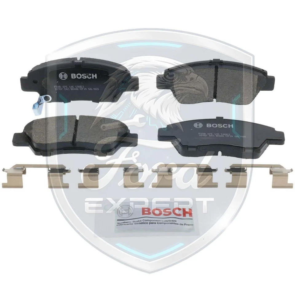 Kit de pastillas de freno delanteras de cerámica Bosch OEM para Honda CR-Z 2009-2020 aptas para 9 años de garantía Foto 3 de 4