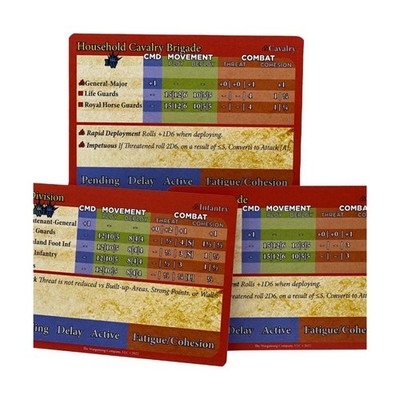 Wargaming Co Et Sans Resu  ESR English Stat Cards Pack (Early-Mid-Lat SW (New)