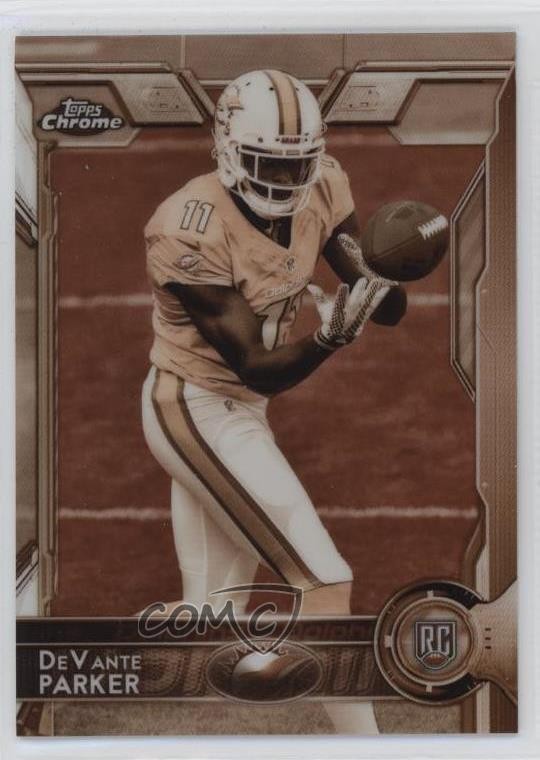 2015 Topps Chrome Rookies Sepia Refractor 3/99 Devante Parker #103 nd3
