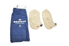 Bombas The Gripper Slipper Shoes Womens Size 7 Beige Knit Non Slip Cozy
