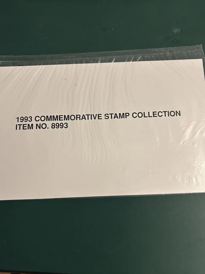 1993 Commemorative Stamp Collection, Hardback Book, Unopened Stamps USPS - Image 4 of 4