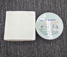  QTY 4 WHITE SHOES CLEANING CREAM MULTI-PURPOSE IN ONE BOTTLE 120g