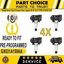 4X Pre-Coded TYRE PRESURE SENSOR For Land Ranger Rover Sport Discovery Frelander