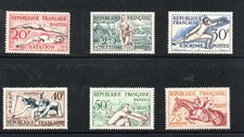 PHOTO CONTRACTUELLE / TIMBRE FRANCE NEUF SERIE N° 960:965 ** J.O. HELSINKI 1952