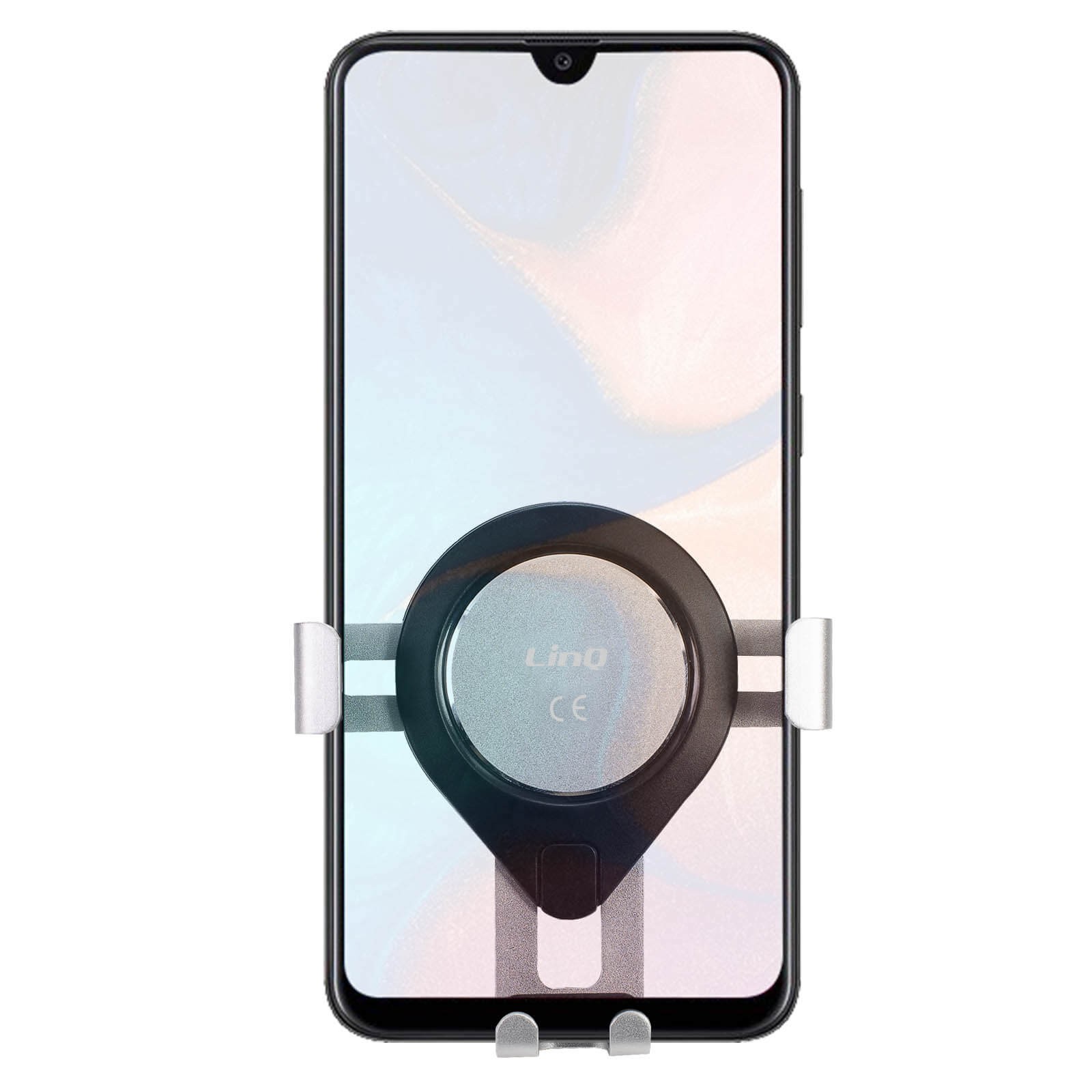 Support téléphone voiture LinQ à pinces auto-ajustables pour grille de ventilation universelle