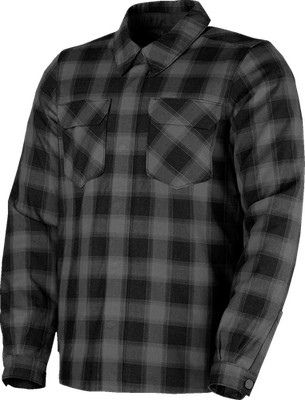 ICON Fallblock Flannel  Jacket - Black - Medium 2820-7745