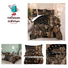 Wildlife Forest Twin Comforter Set - Lightweight, Soft Bedding for Kids  Teens