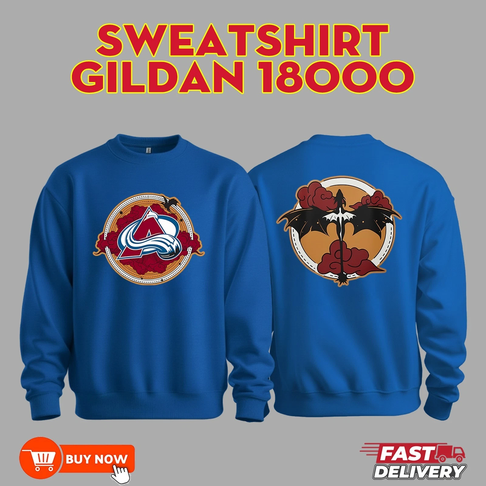 Colorado Avalanche Fourth Wing Night 2025 Sweatshirt