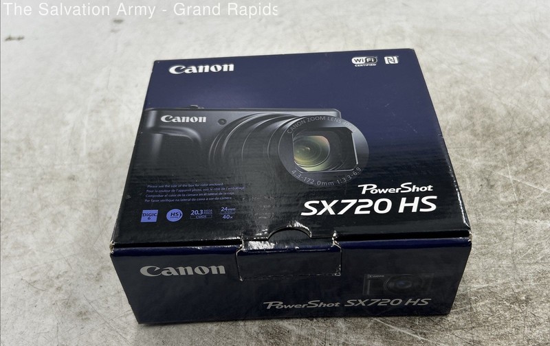 Canon PowerShot SX720 HS Red 40X Zoom 20.3 MP Compact Digital Camera In Box