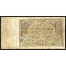 10 Zlotych, Poland, 1929 (VG), Pick 69