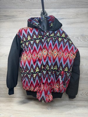 Starter Mens Vintage 90's DJ Jazzy Jeff Fresh Prince Aztec Puffer Jacket Size M