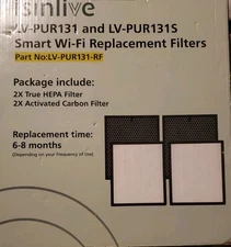 LV PUR131 Replacement Filters Compatible with LEVOIT Air Purifier Models LV PUR1