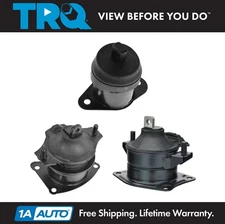TRQ Replacement Engine Motor Mount Set of 3 Kit for Acura TSX Honda Accord 2.4L