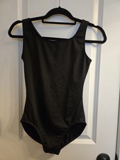 Bloch Women's Dance Lined Leotard Size Large Adult Black