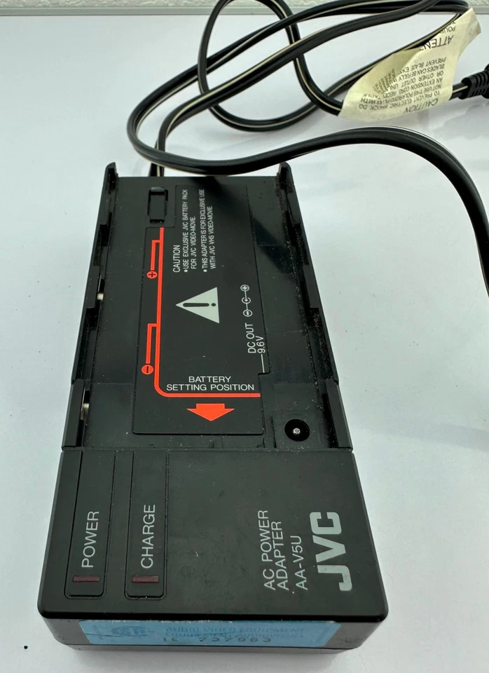 Genuine JVC AA-V5U AC Power Adapter Charger for JVC Camcorder OEM -TESTED - Image 4 of 4