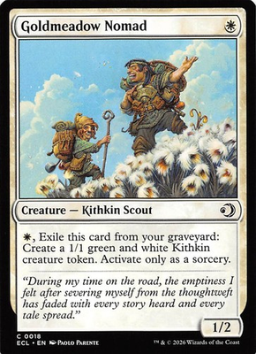 #ad Goldmeadow Nomad 18 Lorwyn Eclipsed Magic the Gathering $1.59