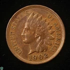 1902 Indian Head Small Cent - AU Details