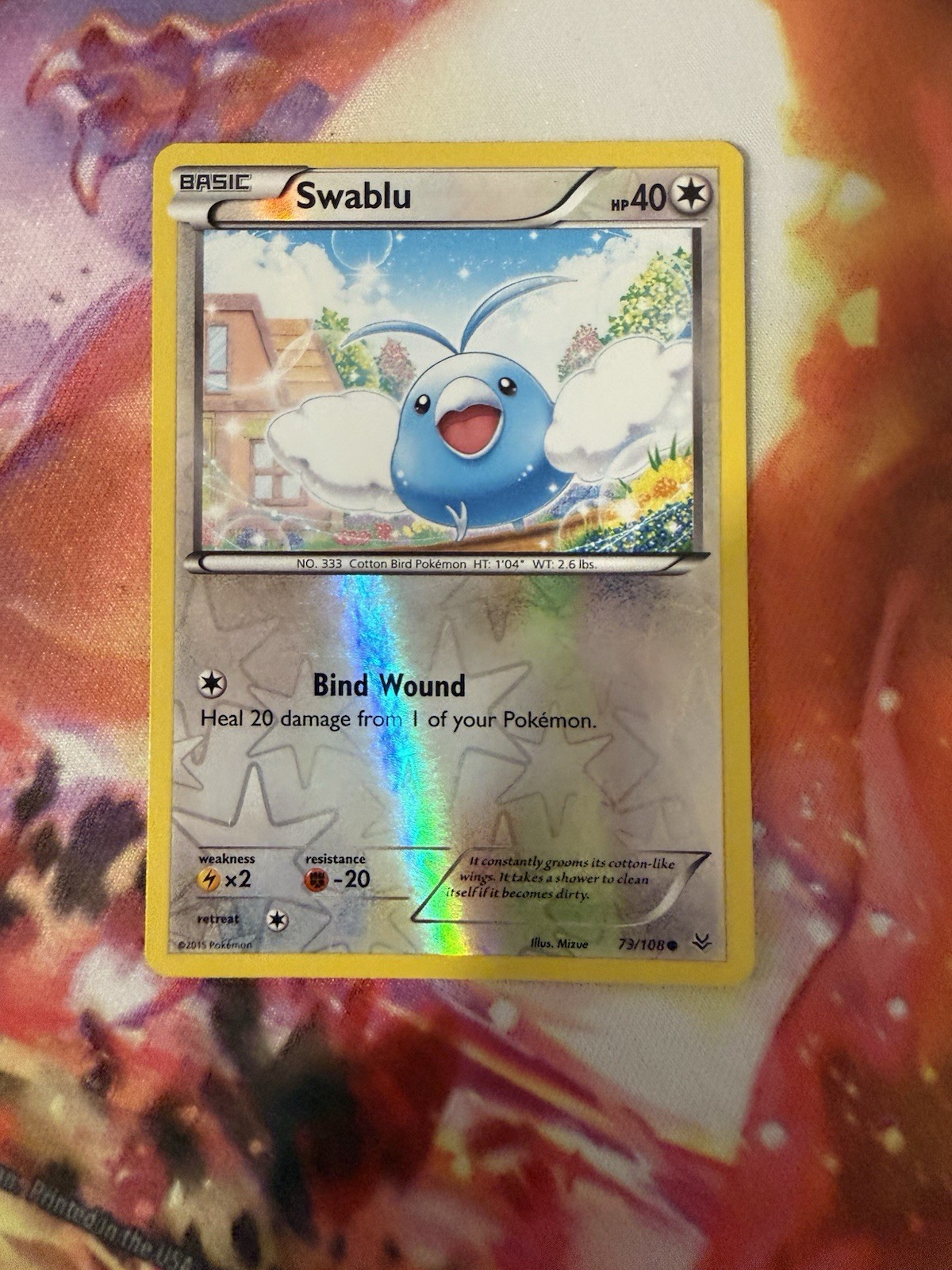 Swablu 73/108 Roaring Skies Reverse Holo LP