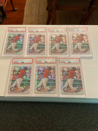2019 Bowman - Chrome Prospects Yordan Alvarez #BCP-123 Mega Box 90-91 (7) PSA 10