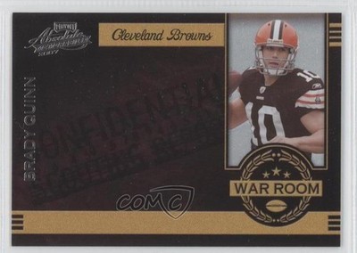 2007 Playoff Absolute Memorabilia War Room /100 Brady Quinn #WR-3 Rookie RC 0b2