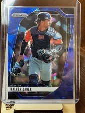 Walker Janek 2025 Panini Prizm - RC Blue Ice Prizm Houston Astros #174