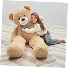 Big Teddy Bear Giant Bear Stuffed Animals Large Plushies Life 55 inches Brown