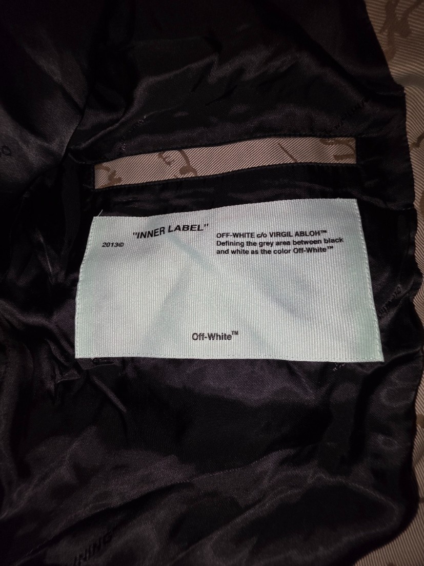 Off - White, Virgil Abloh Script, Bomber Jacket (… - image 9