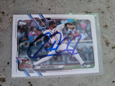 Isaiah Campbell Signed 2021 Topps Pro Debut Baseball Card #PD-141 Mariners