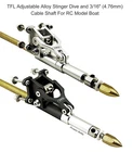 TFL Adjustable Alloy 3/16" (4.76mm) Stinger Drive Cable Shaft For RC Model Boat