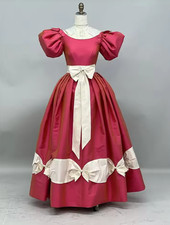 Victorian Queen Civil War Southern Belle Elegant Ball Gown Theater Clothing