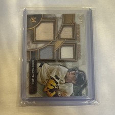 2025 Topps Museum Baseball Primary Pieces Quad Relic Christian Yelich 29/75