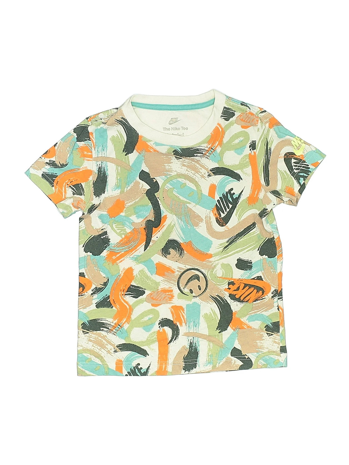 Nike Boys Green Short Sleeve T-Shirt 6