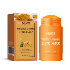 Turmeric Clay Mask Stick for Acne  Pores, Brightening Solid Face Mask