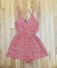 Pagliaccetto donna H&M diviso pantaloncino pagliaccetto patinato taglia 2 nuovo senza etichette