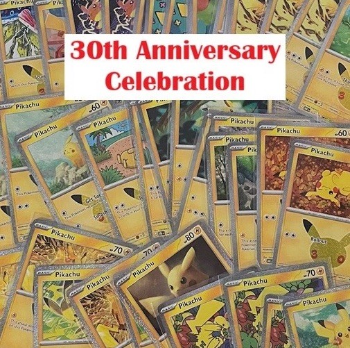 Pokemon TCG 30th Anniversary Celebration Pikachu NM