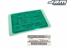 Genuine Aircon Engine Bay Strut Top Sticker For Nissan Skyline Silvia R34 S15