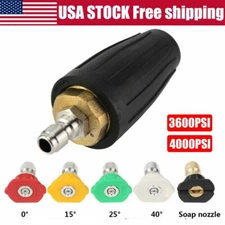 1/4" High Pressure Washer Rotating Turbo Nozzle Spray Tip 2.5-4 GPM 4000PSI  US