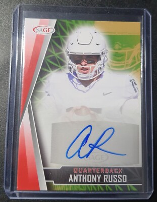 Anthony Russo - Sage 2022 - Michigan State Spartans - Auto