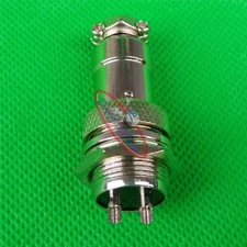 2Pin Male Female Panel Chassis Harness AC-DC Power Connector Kit New